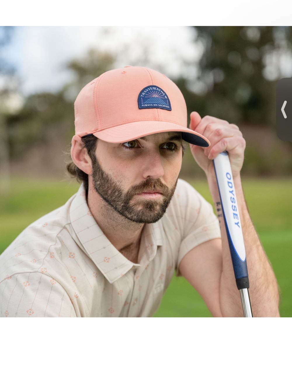 NWT Travis Mathew Sea Explorer snap back Golf Hat Cap $40 - flexfit tech - Picture 4 of 6